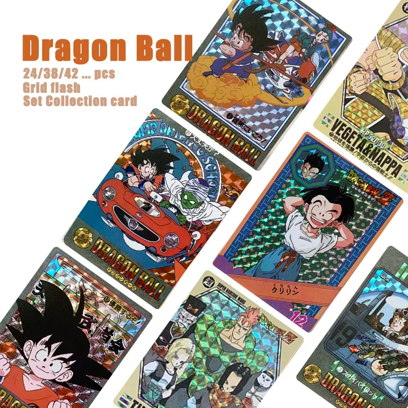 

Коллекционные флеш-карты по аниме Dragon Ball: Бульма, Сон Гоку, Транкс, Мастер Роши, Сон Готен. Подарок для фанатов.