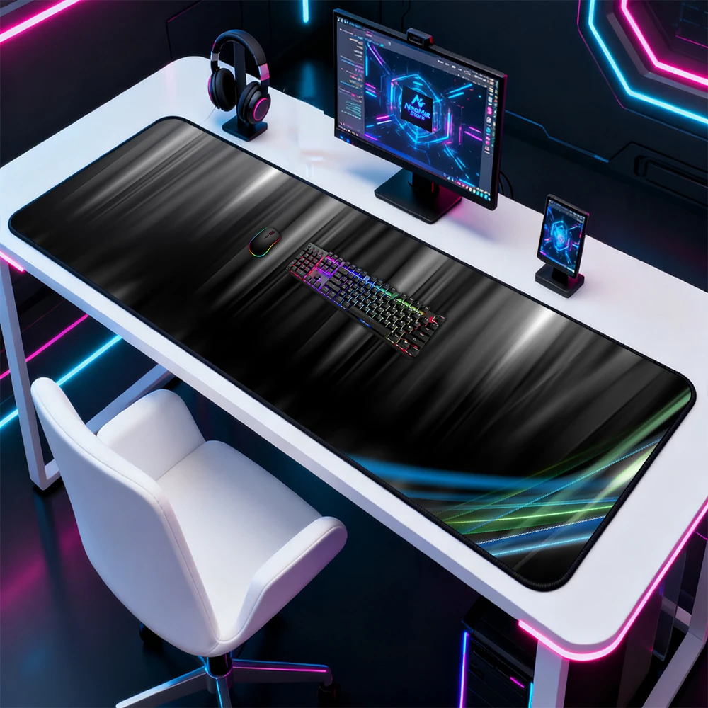 Black Mouse Pad Gaming Oversized Office Mat Large Pc Deco 1000x50 Mousepad Xxxl 1200x600 4mm 5mm Gamer Carpet Table Pad Workshop