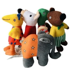 Cute Maisy Mouse And Friends Squirrel Crocodile Stuffed Animals Dolls For Kid Birthday Gift 25cm