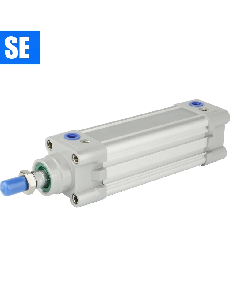 SE32/40/50/63 Pneumatischer Zylinder Kolben Doppeltwirkende Luftzylinder 50/75/100/125/150/200/250/300/400/500/600/800/1000mm Hub – Detail 2