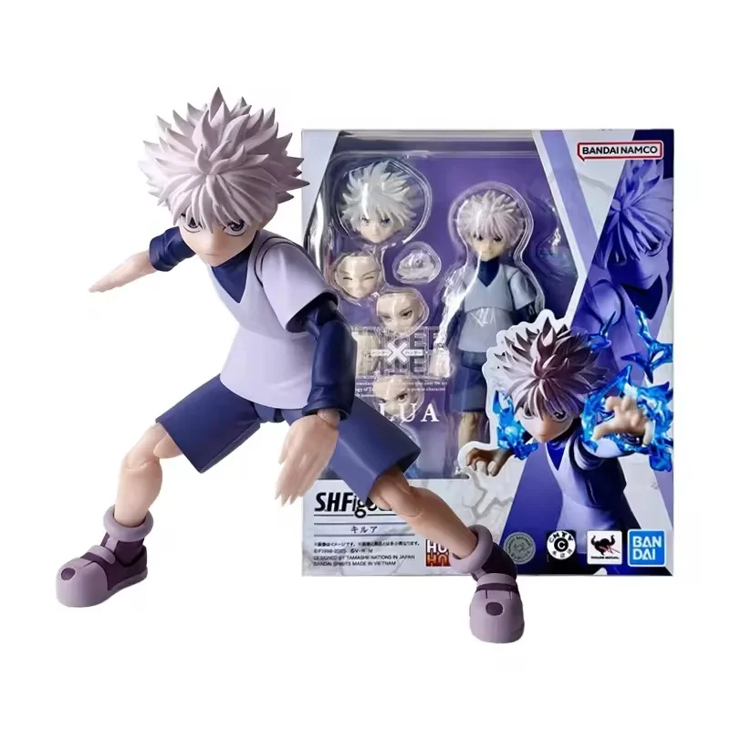 

Оригинальная 100% BANDAI Hunter X Hunter S.H.Figuarts SHF Killua Zaoldyeck SHF GON FREECSS аниме фигурка модель коллекция игрушек