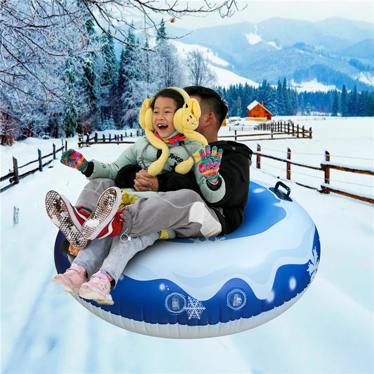 PVC 재질의 튼튼한 눈썰매, 어린이용 겨울 야외 썰매 스포츠, 재미있는 겨울 눈썰매