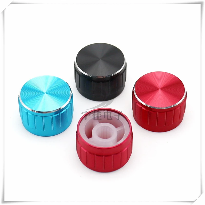 2PCS 20×13 Aluminum Plastic Knob Cap Potentiometer Coding Switch Cap Amplifier Volume Knob Cap Electronic Equipment Cap