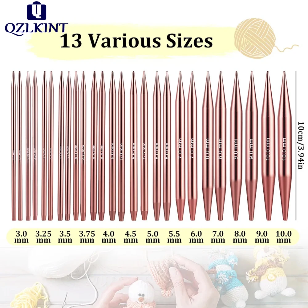 

13-piece detachable circular needle set (3.0-10.0mm) - DIY sweater knitting tools