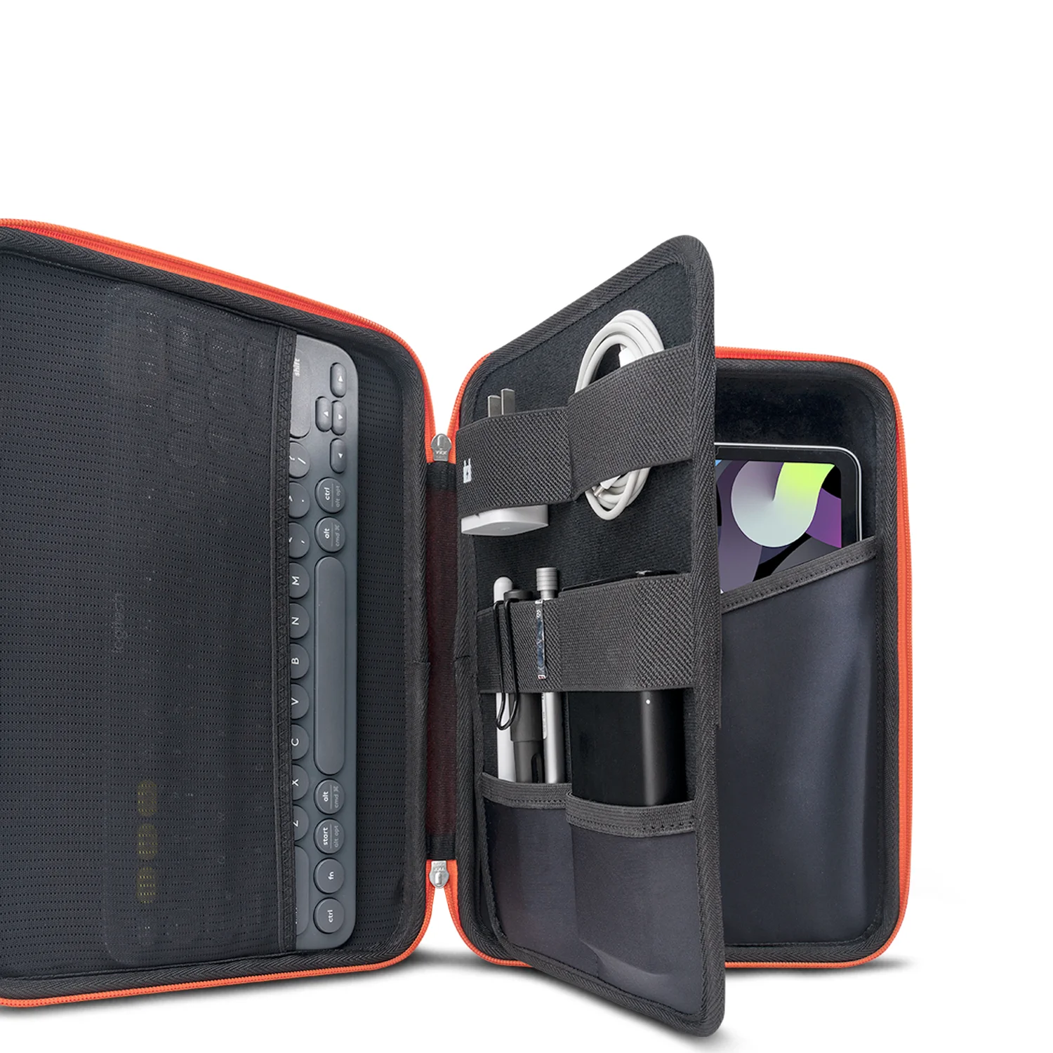 GeekShare iPad Pro worek do przechowywania biała przestrzeni kosmicznej 11 cal klawiatury Air4 twarda osłona torba ochronna torebka Anti-jesień wysokiej jakości