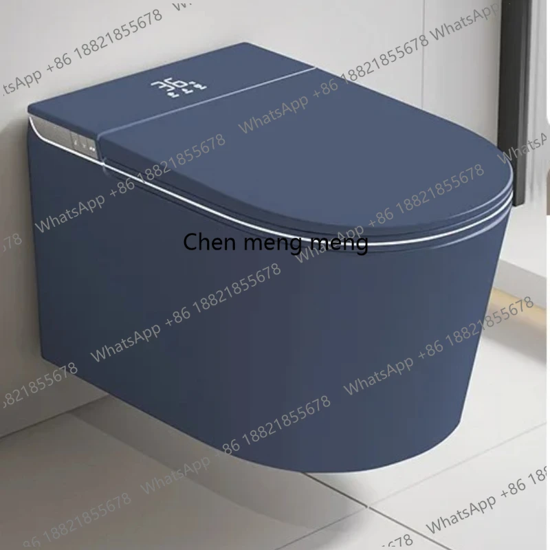 58Cm Gun Gray Gun Row Type Hanging Wall Hanging Smart Toilet Suspended Automatic Flushing Household Toilet