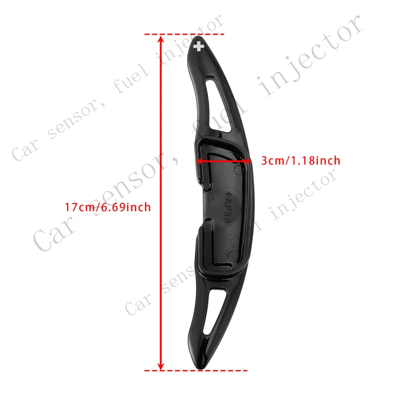 Q+ Steering Wheel Paddle Shifter Extension For Mazda 3 6 CX-5 Black FG