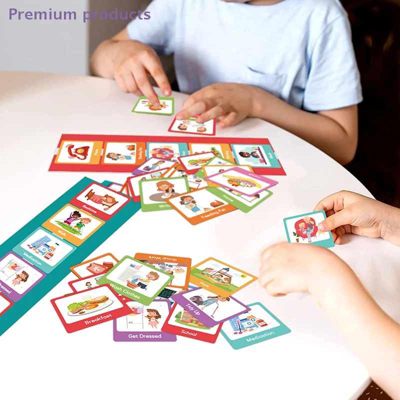 

60 шт. карты ежедневного визуального расписания, диаграмма работы, обучающий материал, визуальный планировщик, визуальный настенный планировщик, ежедневная рутинная диаграмма для детей