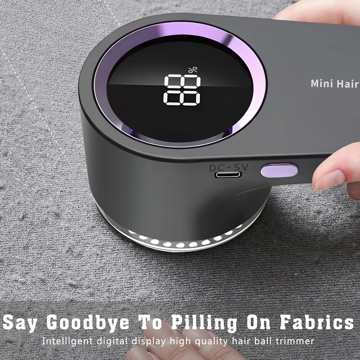 Lint Remover USB Lade Elektrische Pellet Maschine Haar Ball Lint Trimmer Tragbare Elektrische Kleidung Lint Maschine High-speed Moto – Detail 10