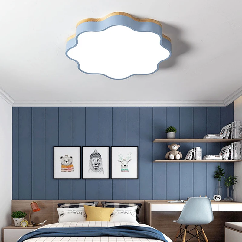 

Nordic designer creative macaron ceiling lamp simple modern bedroom study children's room lamps