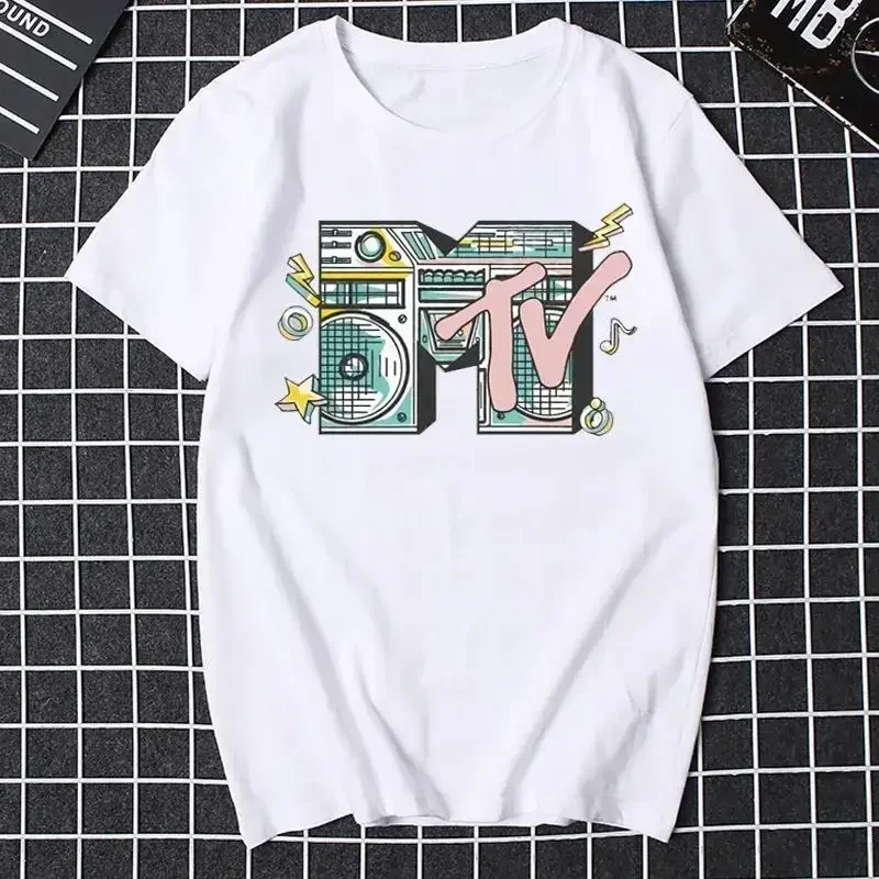 Mtv Music Television Graphic Tshirt Women Funny Men Clothing Fashion Hip Hop Tv T Shirt   Unisex Tshirt