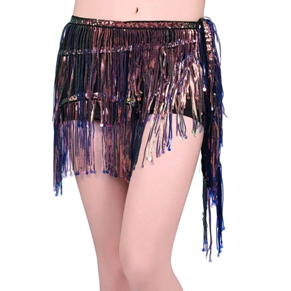 Spódnica do tańca, moda, frędzle, tańczenie brzucha, szal na biodra, styl bohemy, cekiny, damski pas, spódnica, szydełkowy pas do tańca brzucha, taniec