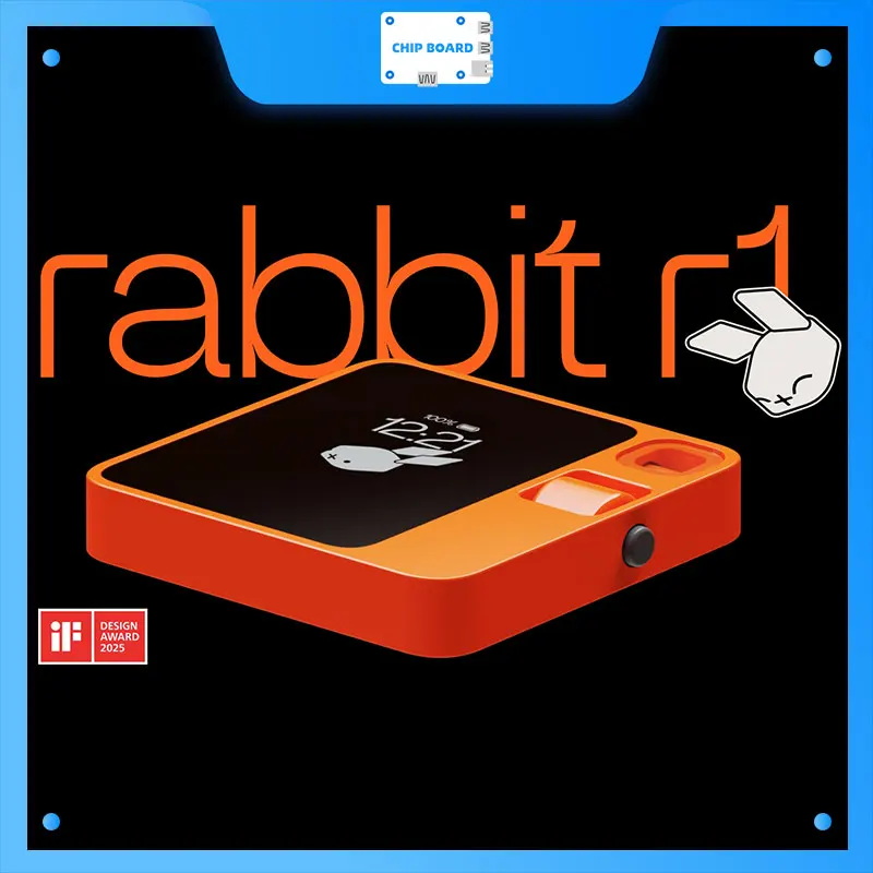 

rabbit r1 AI Pocket Companion - LAM-Powered Smart Device, Touchscreen, 4G LTE, 15-Hour Battery