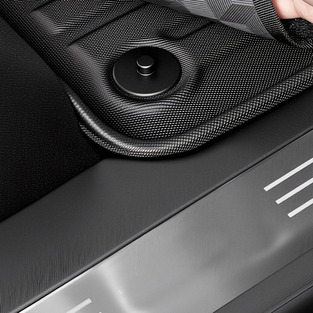 Car TPE Full Surround Foot Mat Carpet Fit For ZEEKR 8X Modified Car Starry Sky Double-layer Carpet Interior Upgrade Accessories