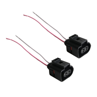 2Pcs 2Pin Connector For Volvo FH FM FL For Scania Mercedes Benz Truck For VW Magotan Golf Tiguan Passat Plug Socket Wire Wiring