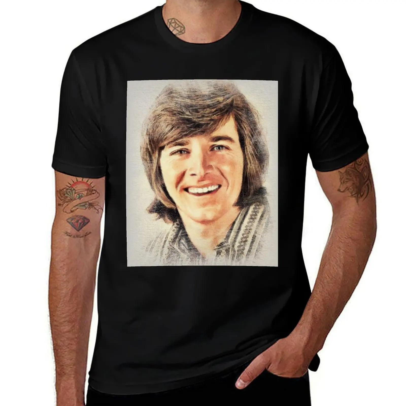 Bobby Sherman, Music Legend T-Shirt Basic Solid Color Short Sleeve T-Shirt