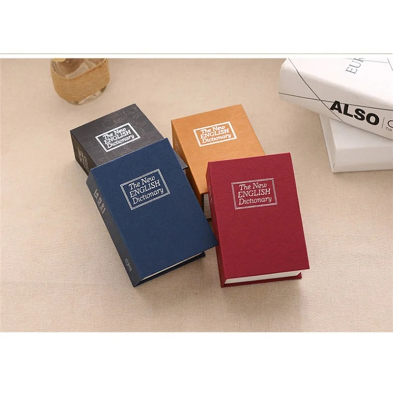 A26F-Safe per soldi e gioielli che imita l'aspetto di un libro e è perfetto per la casa e l'ufficio