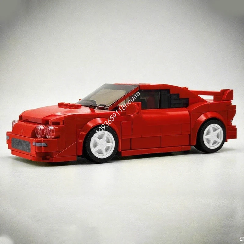 

357 шт. MOC Эдвин's Acura Integra City Champions супер автомобиль строительные блоки Рождественский подарок игрушка для развития терпения и концентрати