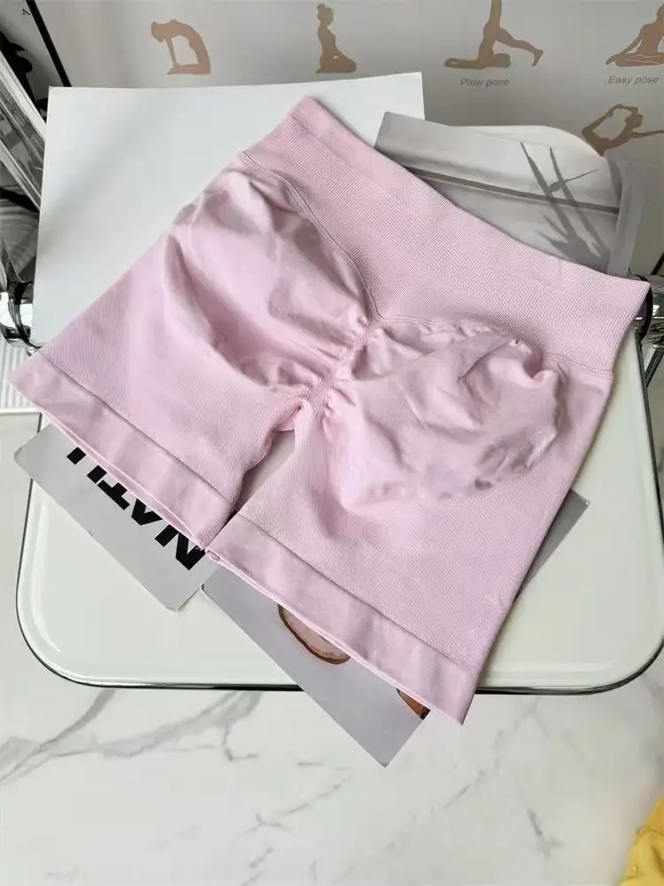 Quality Seamless Scrunch Push Up Gym Shorts Running Workout Shorts Female Yoga Leggings Women Hight Waist Sports Shorts