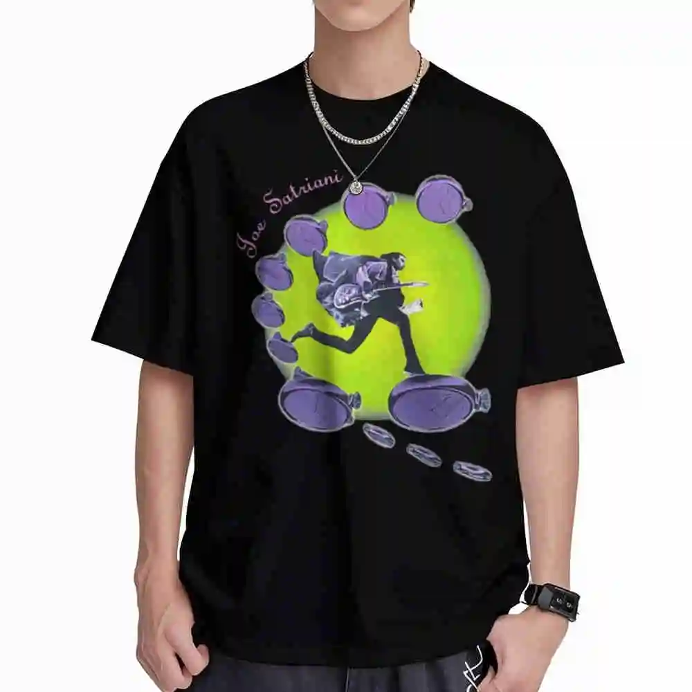 Joe Satriani Time Machine Short Sleeve Tee 100% Cotton T-Shirt