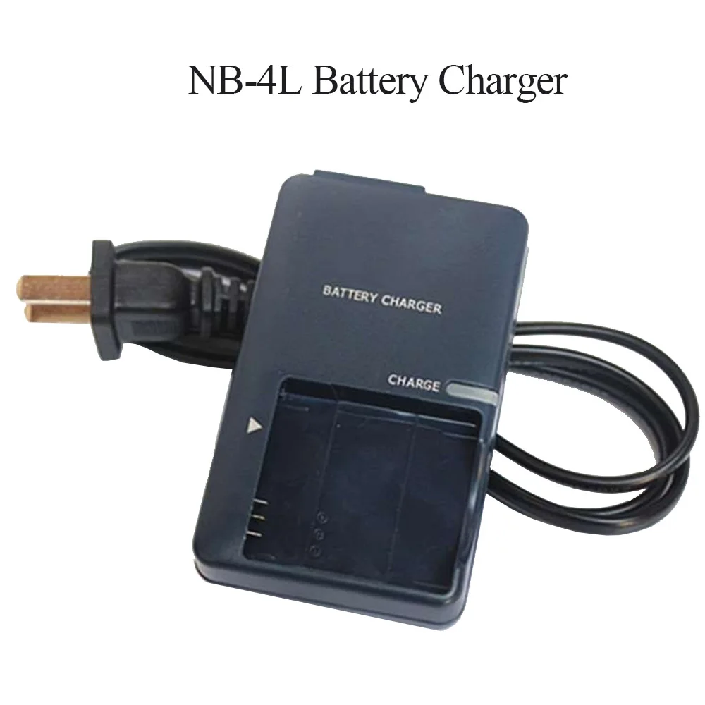 Cargador de batería SLR NB-4L para cámara Canon IXUS 75 80 100 110 115 120 130 3,7 V 760mAh cargador de batería de litio