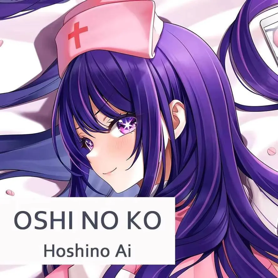

KO Dakimakura OSHI NO Hoshino Body Pillow Case Cover Ai Full Anime Otaku Game Throw Cushion
