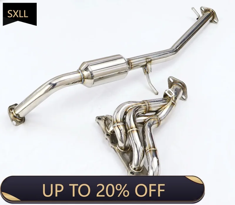 

SXLL 2007-2021 High Performance Exhaust Manifold, Front Tube Stainless Steel Polished Surface