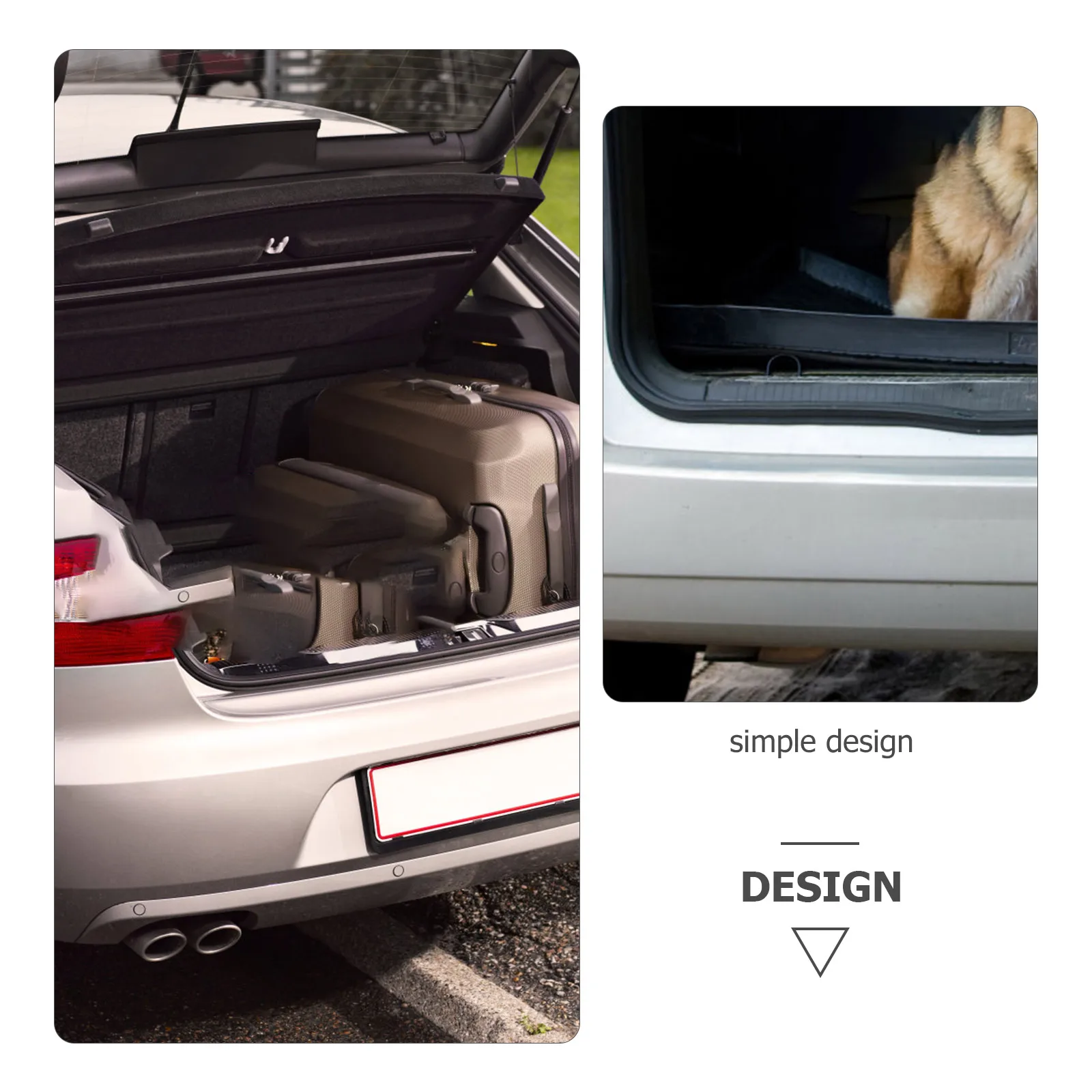 

Shark Fin Rear Wing Universal Trunk Spoiler Auto Tail Wing Decor Exterior Car Rear Spoiler Enhances Fuel Efficiency High Speed