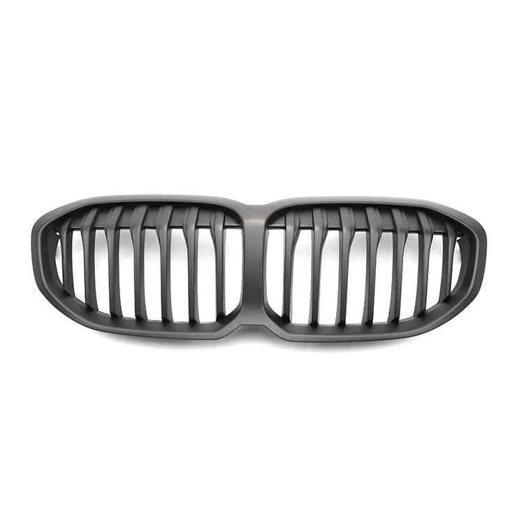 Auto Accessories Single Slat Front Grille Matte black Racing Bumper Grill For 1series F40 2020-