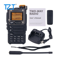 TZT Quansheng UV-K6 5W 5KM Walkie Talkie Handheld Transceiver VHF UHF Radio AM FM Standard Version/+ Programming Cable