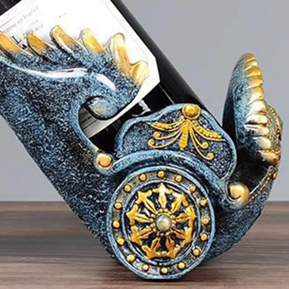 

Винтажная подставка для винных бутылок в виде лошади, статуэтка лошади из смолы, держатель для пивных бутылок, декор для дома, кухни, бара