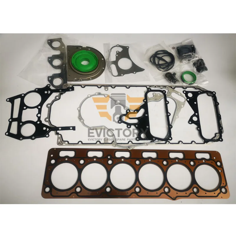 For CAT C7.1 C7 cylinder head gasket kit for Caterpillar 329D 320D2 excavator