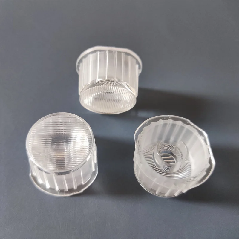 

#LSF-24 High quality Waterproof Led Lens, 30, 45, 60, 90, 120 degree, Lens diameter: 24mm, Height: 14mm, Stripe surface, PMMA