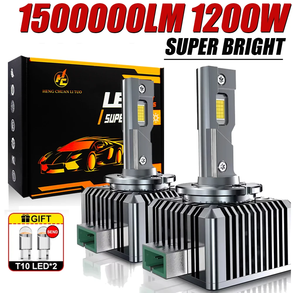 

D1S D3S Светодиодные фары 1:1 Автомобильные лампы Ксеноновые HID D2S D4S D8S D1R D2R D3R Turbo 30000LM Автоматические лампы Двусторонний чип CSP 6000K