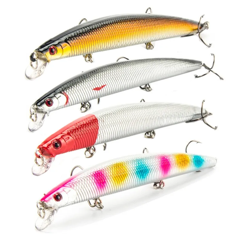 

4Pcs 18CM 22G Brand Lifelike Minnow Fishing Lure Plastic Hard Bait Pesca Fishing Tackle Isca Artificial Bait Crankbait Swimbait