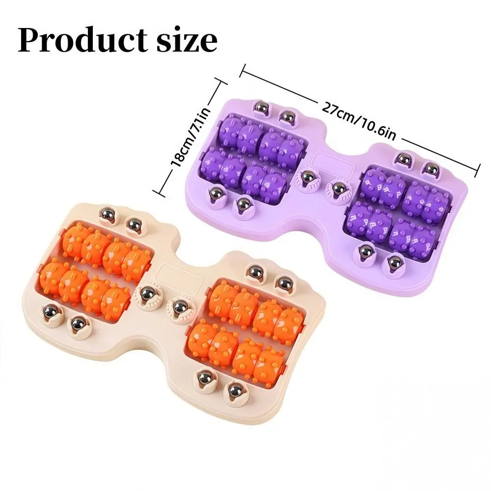 Rolo massageador de pés de pata de gato, terapia de acupressão, alívio da dor, massageador de ponto de acupuntura, circulação melhorada, portátil