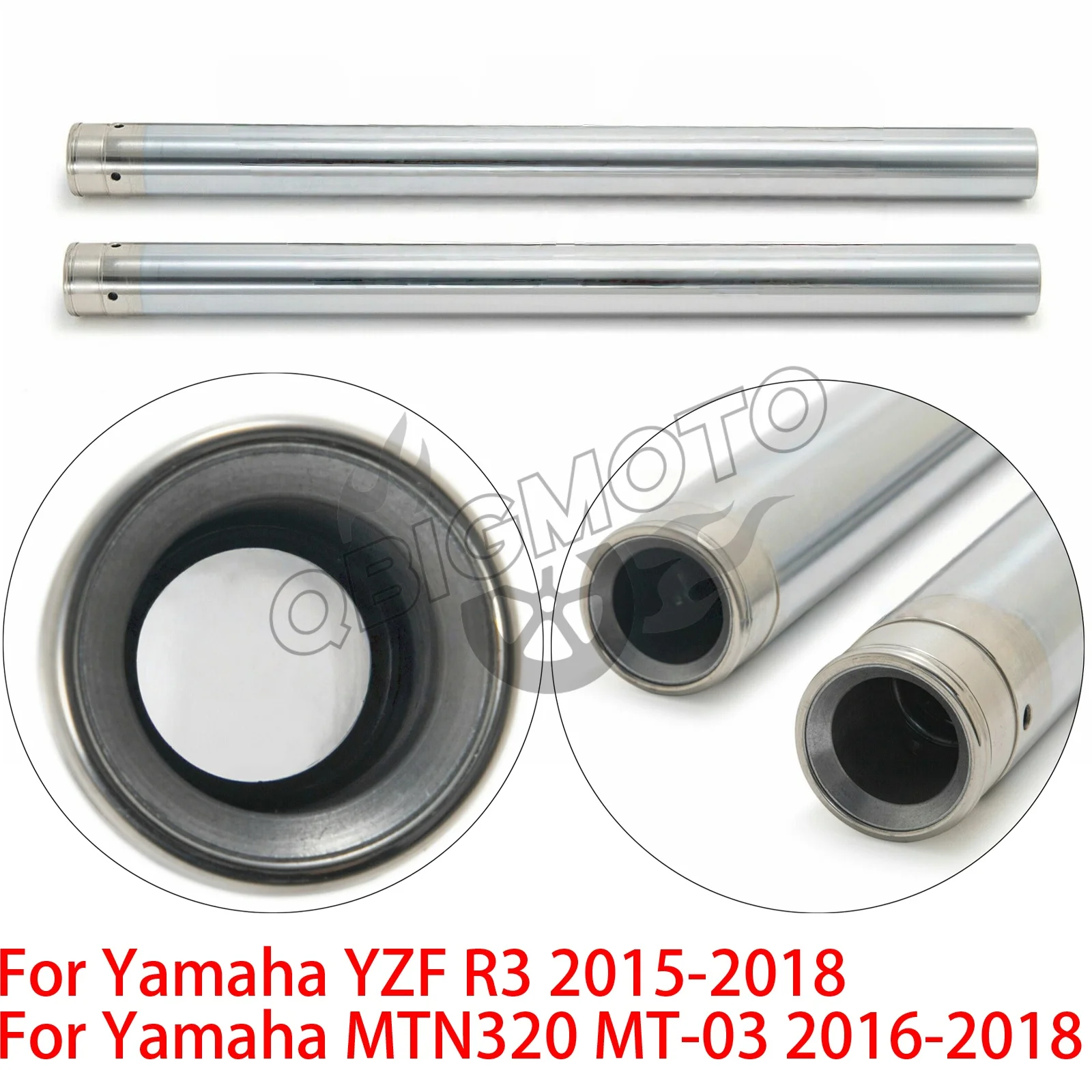 

YZF-R3 2018 Motorcycle Front Suspension Fork Inner Tubes Set For Yamaha YZF R3 YZFR3 MTN320 MT03 MT 03 MT-03 2016-2018 MTN 320
