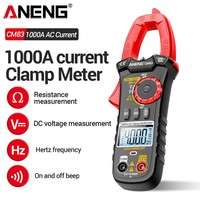 ANENG CM83 Digital Clamp Meter 1000A AC Current Capacitance 4000 Count Multimeter DC/AC Voltmeter NCV Sense Ohmmeter Tester Tool
