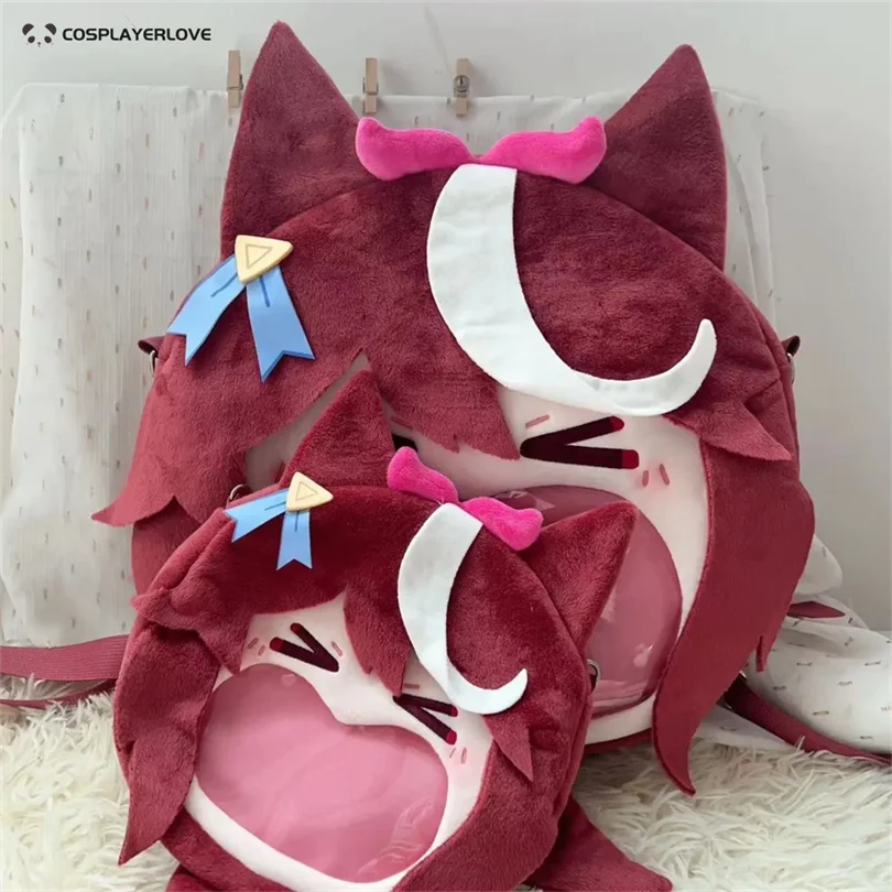Uma Musume Pretty Derby Tokai Teio Backpack Plush Bag Unisex Shoulder Bag Cosplay Student Itabag Birthday Gift