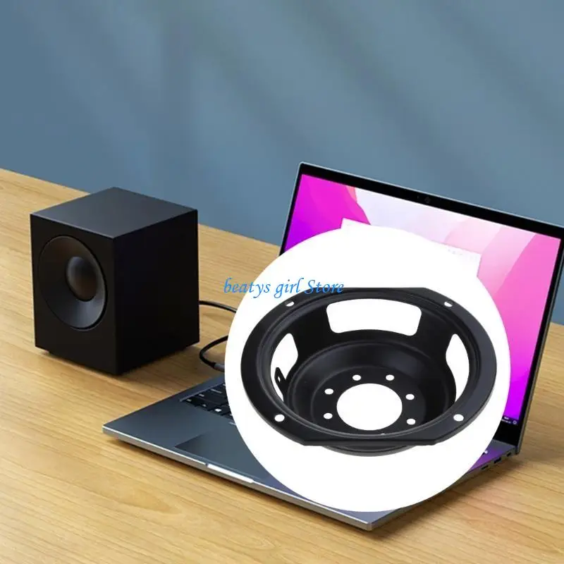 

C7AB Round Edges Speaker Basin Stand Sturdy Speaker Frame Speaker Repair Supplies