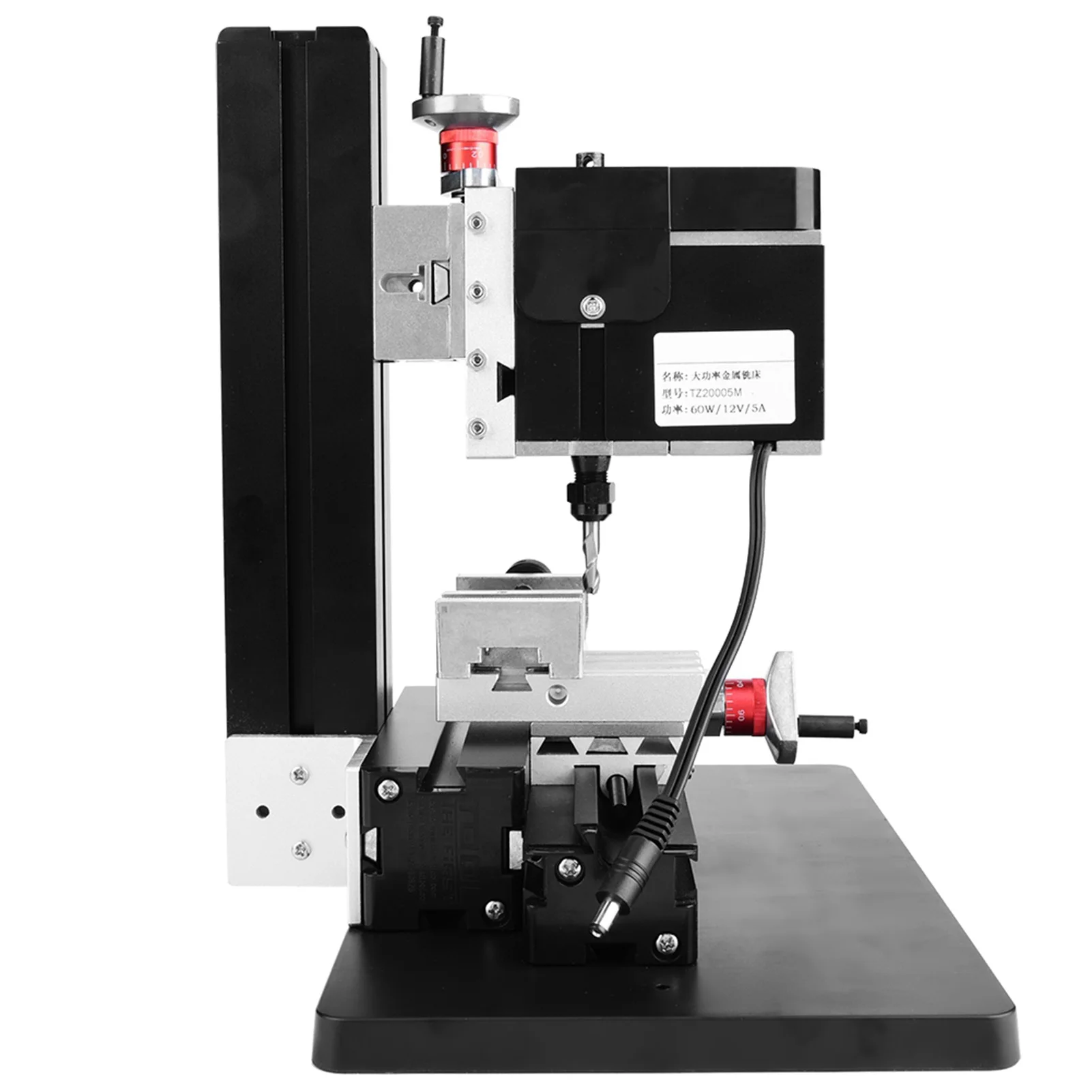 60W 12000RPM Mini Metal Lathe  Miniature Milling Machine  TZ20005M Mini Lathe