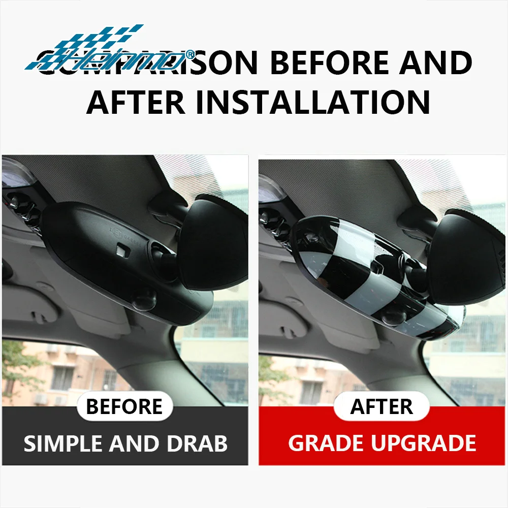 Untuk MINI Cooper JCW S One F54 F55 F56 F57 F60 Penutup Cermin Spion Interior Mobil Cangkang Tutup Cermin Pandang Belakang Dengan Anti Silau Otomatis