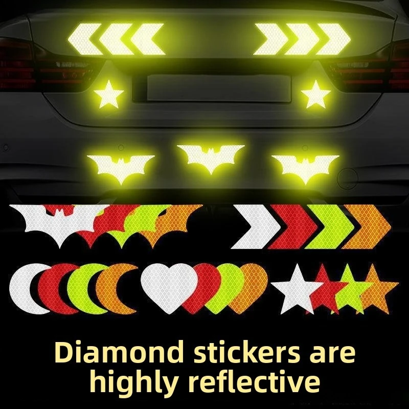 Glow in The Dark Reflective Tape for Bicycle Motorcycle Helmet Safety Warning Stickers Decoration Accesorios Para Bicicletas