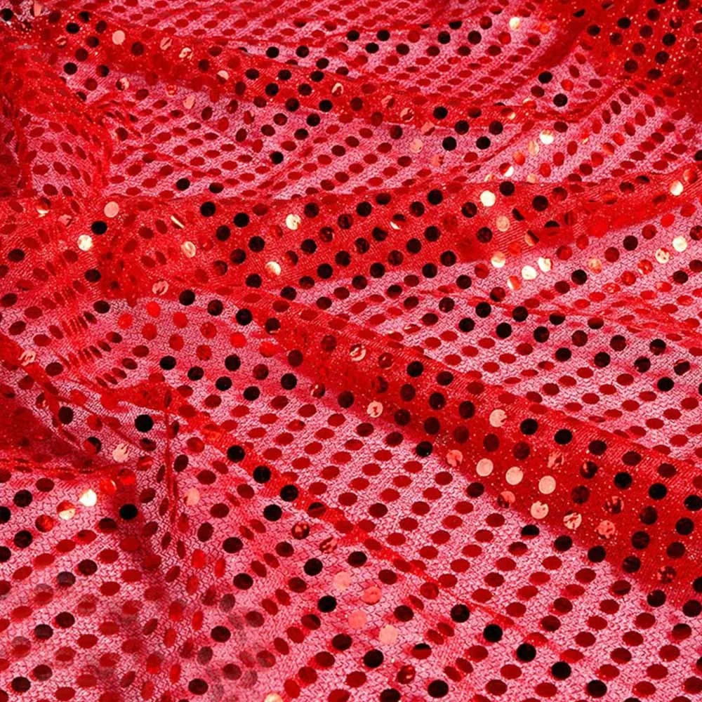 Fashion Shiny Sequins Sequin Fabric 100cm*110cm DIY Mesh Fabric Sparkle Fabric Wedding Decor