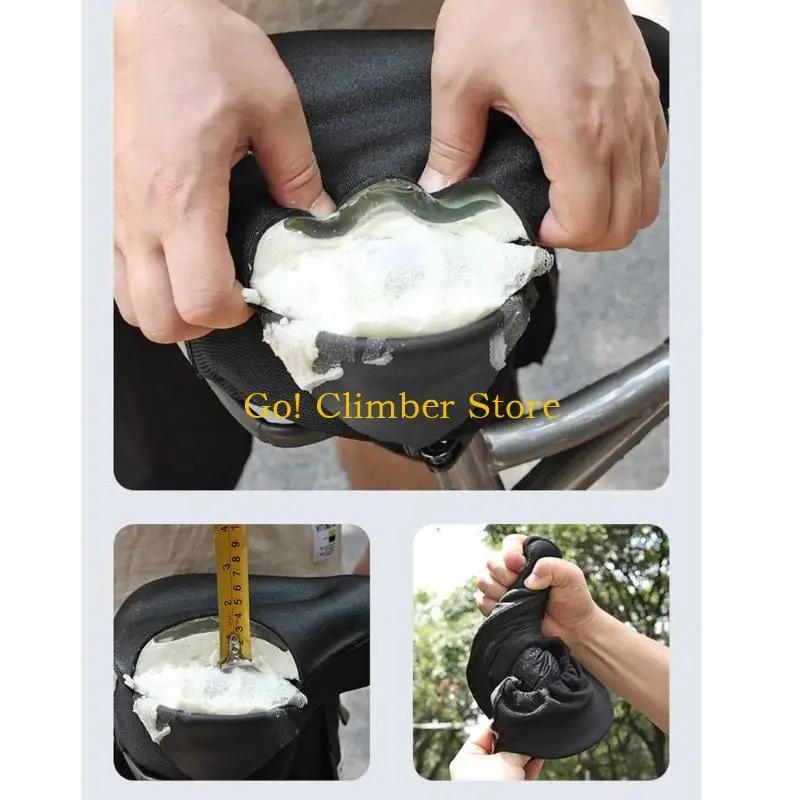 Q84C Mountain Bike Cover with Wide Bike Soft Support for Daily Cycling and Saddles Cover Local Travel, 28x23x5cm