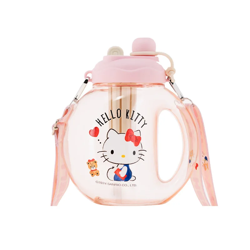 Kawaii sanrio meine melodie kuromi hallo kitty traum wird wahr plastik becher hoch kapazität tee lager kessel anime figur festival