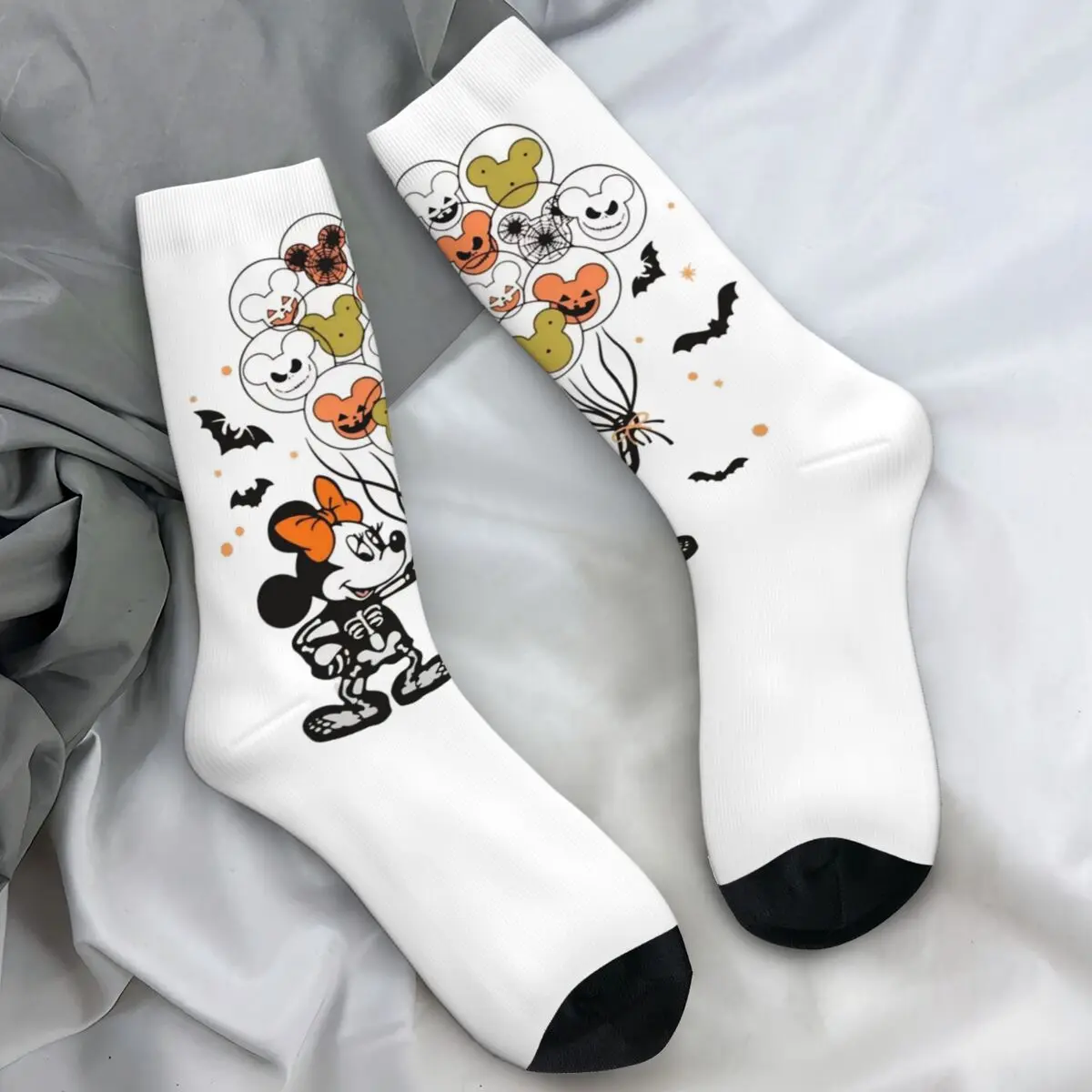 الرجال الجوارب هالوين ميكي وميني خدعة أو علاج اليقطين جوارب الخريف لينة تنفس الجوارب تشغيل المضادة للانزلاق الجوارب #1