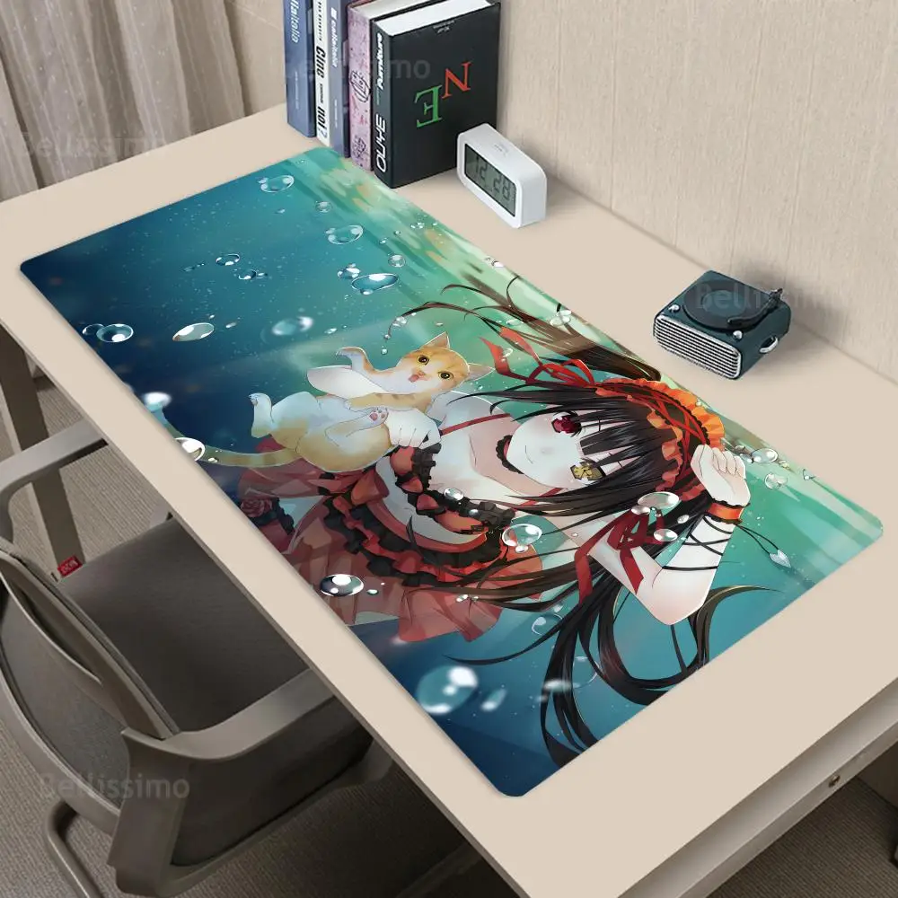 

D_date A L_live Office Supplies Desk Pad Mouse Pad Wireless Mouse Kawaii Rubber Escritorio Laptop Cushion mouse pad