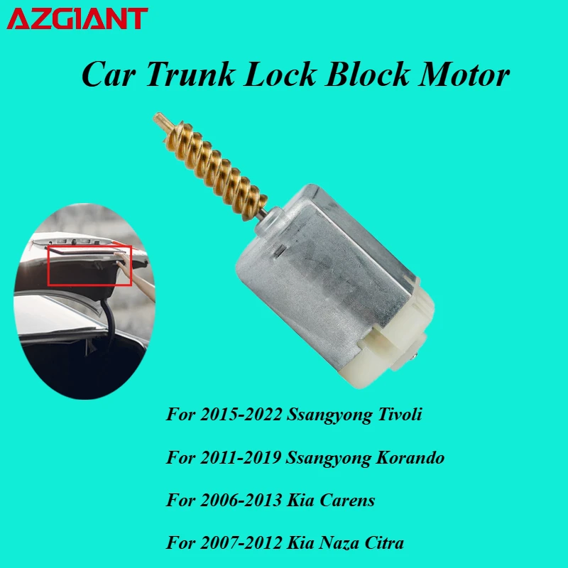 903921 1020259VQ Car Trunk Lock Block Motor Worm Gear Brand New For Ssangyong Tivoli/Korando/Kia Carens/Naza Citra Auto Part DIY