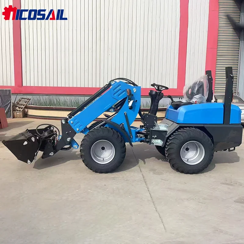 Mini Telescopic Wheel Loader 0.8T KZL918 Quick Attach CE Approved Custom Options